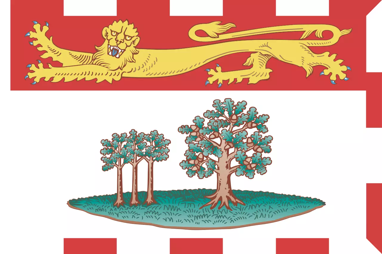 پرچم استان پرنس ادوارد